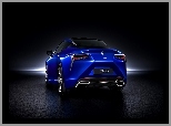 Tył, Niebieski, Lexus LC 500h